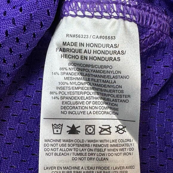 Nike Vapor Pro Football Training Jersey Purple/White 845929-546 Sz Large - Picture 5 of 8